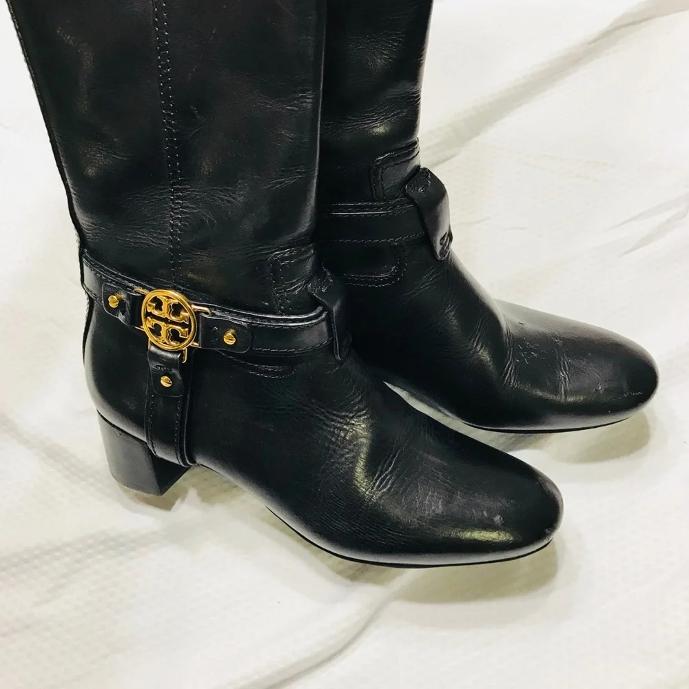 Tory Burch leather‎ heel boots